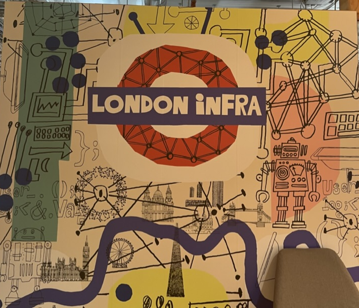 FB London Infra logo on the wall